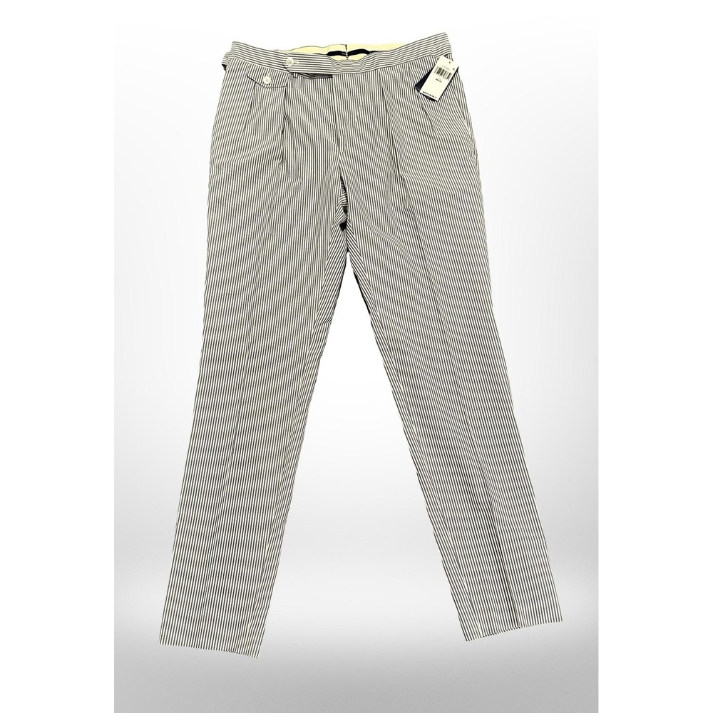 Polo by Ralph Lauren Gray Striped Chinos